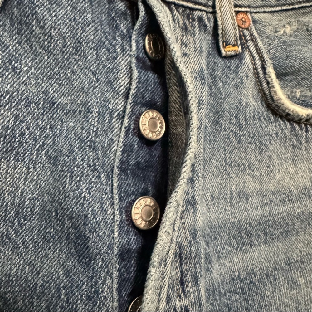 Agolde Blue Ankle & Cropped Jeans 100% Cotton - Picture 5 of 13